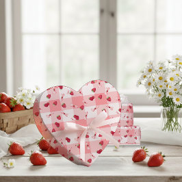 Berry Första Födelsedag Röda Gingham-slussar Presentpapper