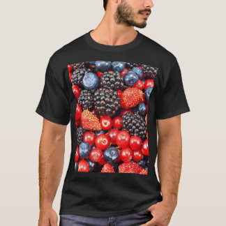 Berry-Fresh Background Mosaic T Shirt