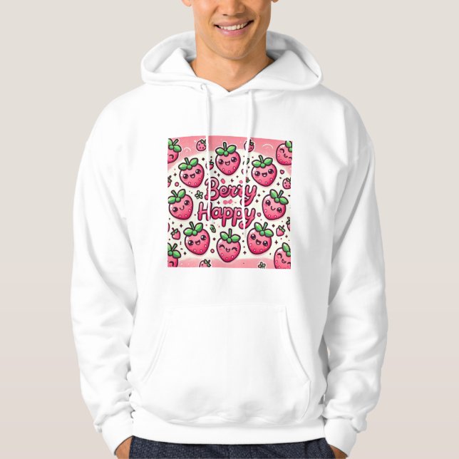 Berry Happy Hoodie (Framsida)