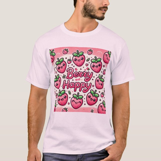 Berry Happy T Shirt (Framsida)