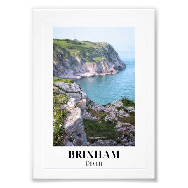 Berry Head, Brixham, Devon Fototryck (Framsidan)