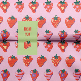 Berry Illustrated Strawberry
