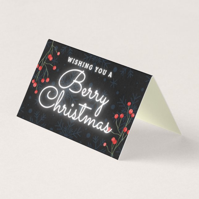 Berry jul 25-pack julkort kort (Framsida)