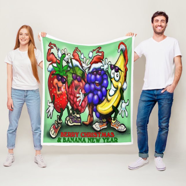 Berry jul fleecefilt (På plats)