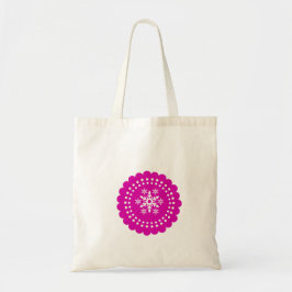Berry jul-Helgdag Snöflingor Tote Bag Gift Tygkasse