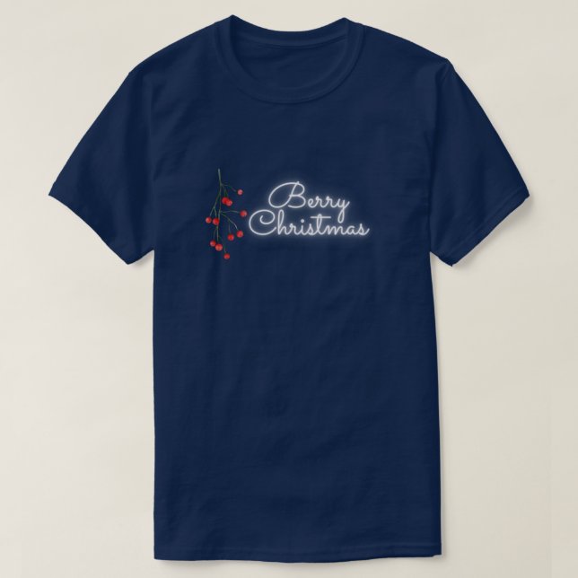 Berry jul t shirt (Design framsida)