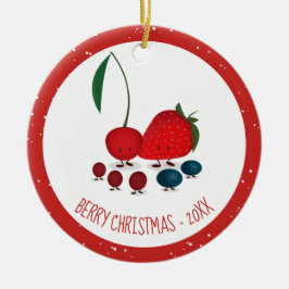 Berry jul Tecknade figurer Ornament