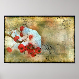 Berry Kall Grunge Poster