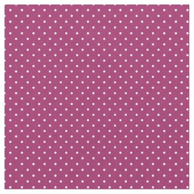 Berry Lila Tiny Dots Tyg (Närbild)