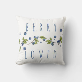 Berry Loved Bluebär Dekorativ kudde