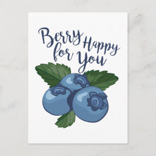 Berry Lycklig Vykort