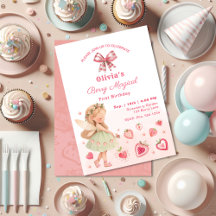 Berry Magic Fairy Girl Strawberry 1:a födelsedagen
