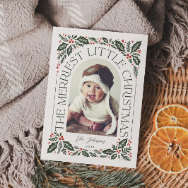 Berry Merriest Little jul Arch Photo Julkort