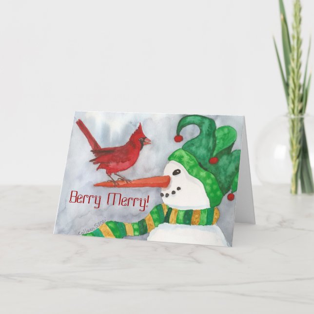 Berry Merry Helgkort (Framsida)