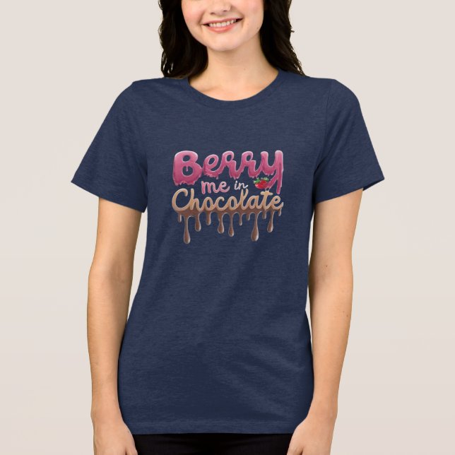 Berry mig i choklad t shirt (Framsida)