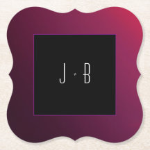 Berry Minimalist Papper Underlägg