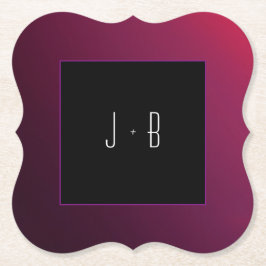 Berry Minimalist Papper Underlägg