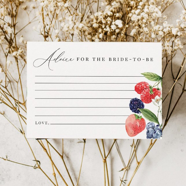 Berry Möhippa Advice Card Berry Sweet Tack Kort (Skapare uppladdad)