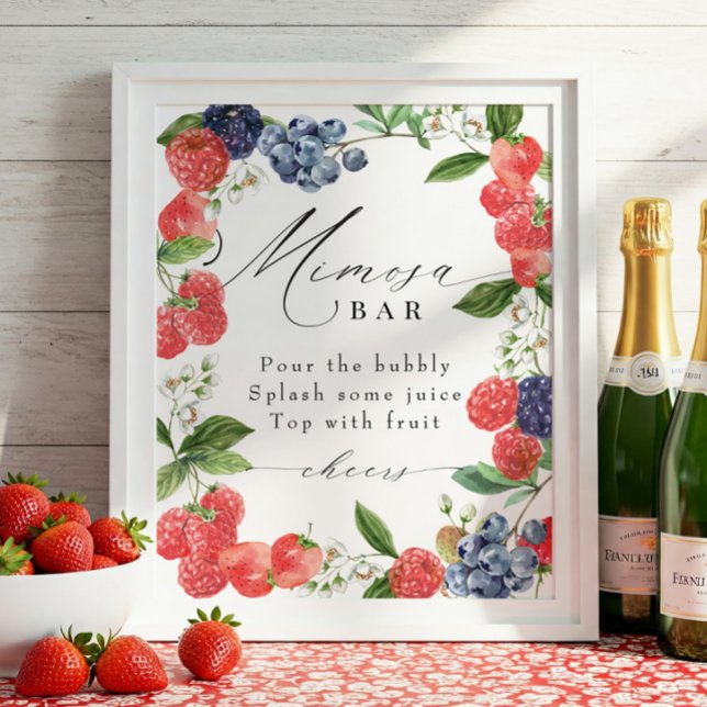 Berry Möhippa Mimosa Pub Station Sign Poster (Skapare uppladdad)