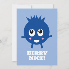 "Berry Nice" kort för Grattisar för blåbär