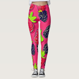 Berry Patch: Sweet Design Leggings