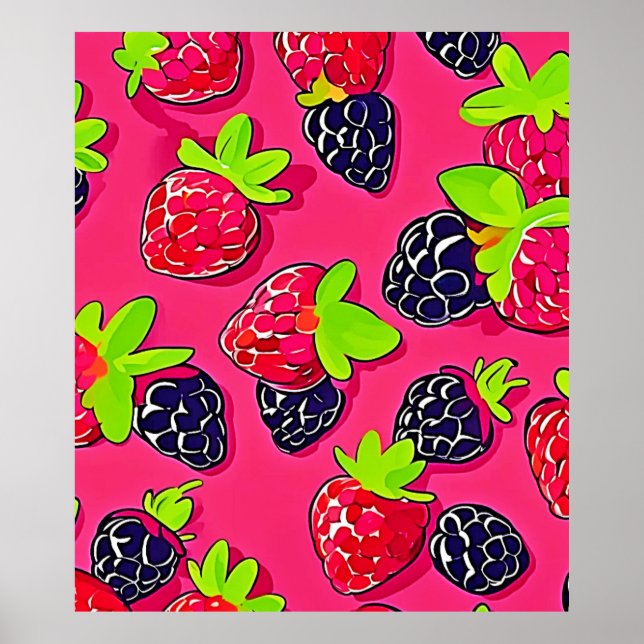 Berry Patch: Sweet Design Poster (Framsidan)