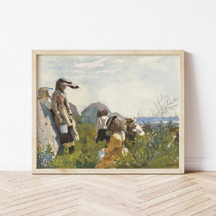 Berry Pickers Winslow Homer Poster