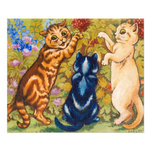 Berry Picking av Louis Wain Fototryck