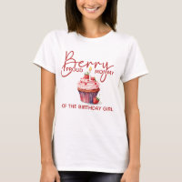 Berry Proud Mommy Jordgubbs Cupcake 1:a födelsedag