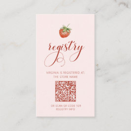 Berry Registry-kort Tilläggskort