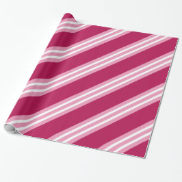 Berry Rosa Candy Jul Wrapping Papper Presentpapper