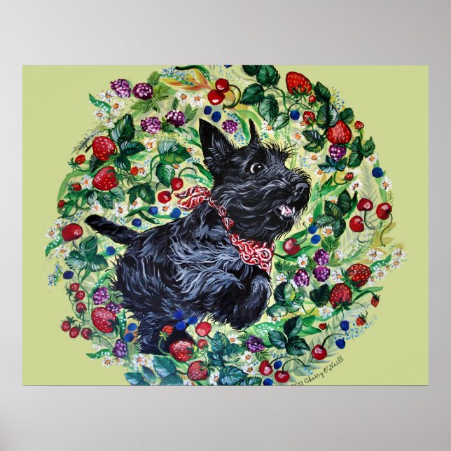 Berry Scottish Terrier! Poster (Framsidan)