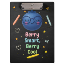 Berry Smart, Berry Coola Cute Chalkboard Urklipp