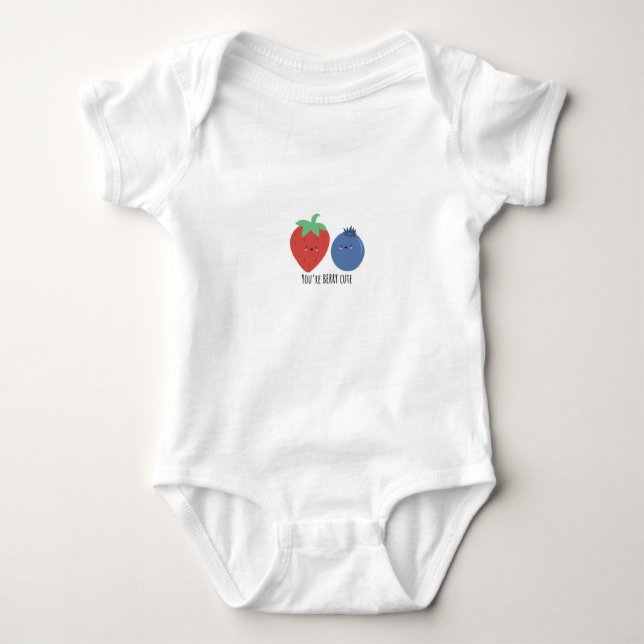 Berry söt bodykostdräkt t shirt (Framsida)