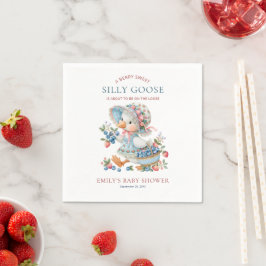 Berry Söt Dumma Gås Baby Shower Pappersservett