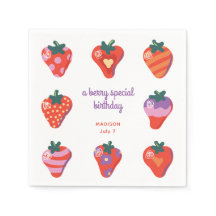 Berry Speciell Strawberry Birthday - White