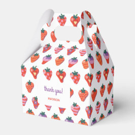Berry Speciell Strawberry Birthday - White Presentaskar