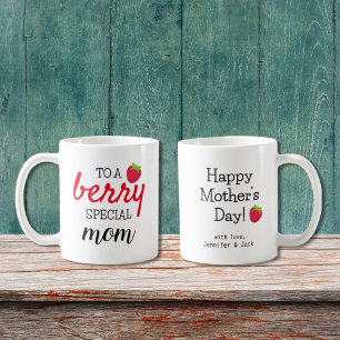 Berry Speciella Mamma Lycklig Mors dag Kaffemugg