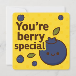 Berry Speciellt blått kort
