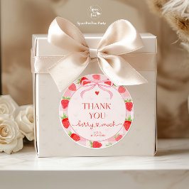 Berry Strawberry Runt Klistermärke