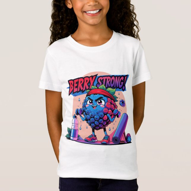 Berry Strong T Shirt (Framsida)