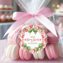 Berry Sweet 4-års födelsedags jordgubb kalas 