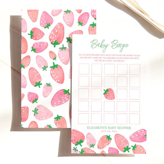 Berry Sweet Baby Bingo Baby Shower Game (Skapare uppladdad)