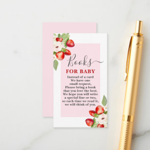 Berry Sweet Baby Shower Bokar för Baby Card Tilläggskort