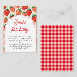Berry Sweet Baby Shower Bokar för Baby Tilläggskort