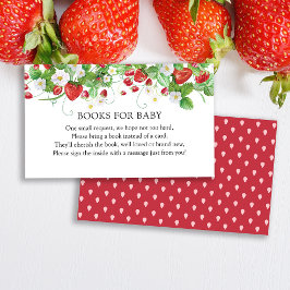 Berry Sweet Baby Shower | Bokar för Baby Tilläggskort