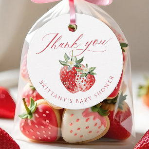 Berry Sweet Baby Shower Gåvor Etiketter