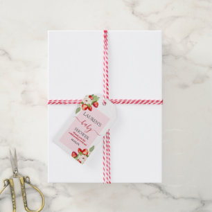 Berry Sweet Baby Shower Gift Märkre Presentetikett