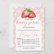 Berry Sweet Baby Shower Inbjudan