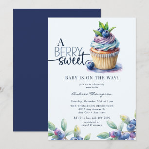 Berry Sweet Baby Shower Inbjudningar